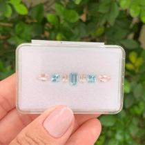 L0110 2,93ct 7ø - Morganita + Água Marinha L0110 2,93ct 7ø - Morganita + Água Marinha
