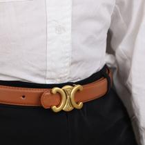 L0111-Cinto Couro Marrom Festa Luxo Vestido Charme Cintura L0111-Cinto Couro Marrom Festa Luxo Vestido Charme Cintura