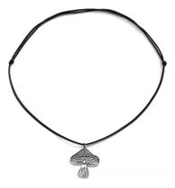 L02131-Colar Bijuteria Festa Luxo Gogumelo Ajustável Vazado A2261