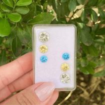 L0229 9,05ct 6ø - Prasiolita + Topázio +