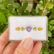 L0257 4,16ct 5ø - Ametista + Peridoto +