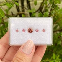 L0260 1,69ct 5ø - Turmalina Vermelha + Rosa