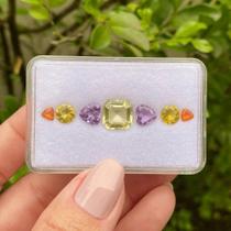 L0272 7,71ct 7ø - Berilo Amarelo + Safira L0272 7,71ct 7ø - Berilo Amarelo + Safira