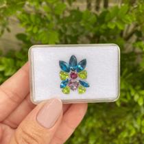 L0312 9,84ct 11ø - London Blue + Peridoto +