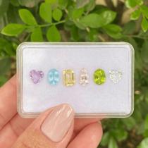 L0367 5,95ct 6ø - Citrino + Morganita +
