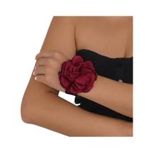 L0388-Pulseira Bijuteria Festa Luxo Corsage Chique Flor A2040