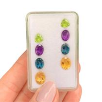 L0435 10,29ct 8ø - Citrino + London Blue +