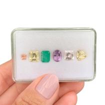 L0457 7,07ct 6ø - Esmeralda + Morganita + L0457 7,07ct 6ø - Esmeralda + Morganita +