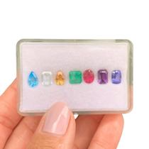 L0464 6,65ct 7ø - Tanzanita + Ametista + L0464 6,65ct 7ø - Tanzanita + Ametista +