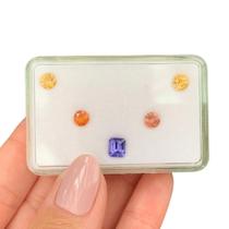 L0524 2,97ct 4ø - Tanzanita + Safira +