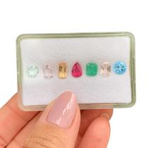 L0526 6,22ct 7ø - Esmeralda + Rubelita +