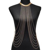 L0601-Body Chain Bijuteria Luxo Colar Corporal Elegante L0601-Body Chain Bijuteria Luxo Colar Corporal Elegante