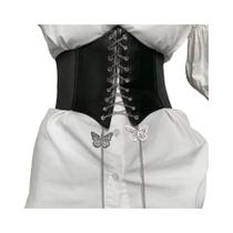 L12-L0803-Cinto Largo Para Vestido Espartilho Ilhó Gótico Luxo 49j L12-L0803-Cinto Largo Para Vestido Espartilho Ilhó Gótico Luxo 49j