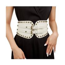 L1224-Cinto Largo Para Vestido Corset Afinar Cintura Fivela J682