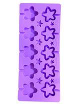 L14 Molde de silicone pirulito chocalho estrela petit para decorar