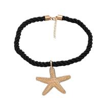 L19-L0902-Colar Feminino Bijuteria Festa Praia Maxi Estrela do Mar Sofisticada Presente L19-L0902-Colar Feminino Bijuteria Festa Praia Maxi Estrela do Mar Sofisticada Presente