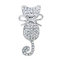 L2503-Broche Bijuteria Para Blazer Gato Pedraria Strass Luxo M3135 L2503-Broche Bijuteria Para Blazer Gato Pedraria Strass Luxo M3135