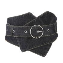 L2604-Cinto Largo Para Vestido Cintura Fina Corset Ajustes 74j