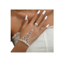 L2904-Pulseira Bijuteria Festa Luxo Anel Hand Chain Evento Jl249 L2904-Pulseira Bijuteria Festa Luxo Anel Hand Chain Evento Jl249