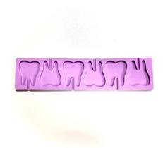 L37 Molde de silicone pirulito dente para decorar