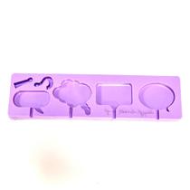 L41 Molde de silicone pirulito balão tags para decorar L41 Molde de silicone pirulito balão tags para decorar