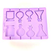 L42 Molde de silicone pirulito poção potes frascos para decorar