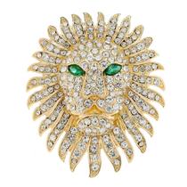 L4413-Broche Feminino Masculino Para Roupa Vestido Terno Presente Coleção Festa Brilho Luxo Pedraria Strass Leão L4413-Broche Feminino Masculino Para Roupa Vestido Terno Presente Coleção Festa Brilho Luxo Pedraria Strass Leão