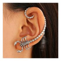 L6402-Brinco Bijuteria Festa Luxo Ear Cuff Escorpião 4s2491 - xumi_xumi_xumi
