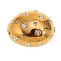 L6937-Broche Feminino Aço Cirurgico Ouro 18K Antialergico Cravejado Para Roupa Vestido Terno Presente Coleção Festa L6937-Broche Feminino Aço Cirurgico Ouro 18K Antialergico Cravejado Para Roupa Vestido Terno Presente Coleção Festa