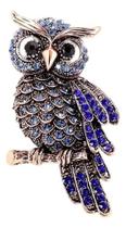 L71-L5901-Broche Feminino Masculino Para Roupa Vestido Terno Presente Coleção Festa Animal Coruja Pedraria L71-L5901-Broche Feminino Masculino Para Roupa Vestido Terno Presente Coleção Festa Animal Coruja Pedraria