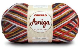 Lã Amiga Cores Mesclas - Circulo
