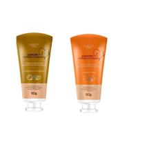 La belle kit Creme Para Mãos Hidratante Castanhas e Manga