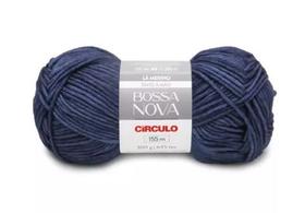 Lã Bossa Nova Círculo Cor 2584 Azul Marinho 100 Gramas - Fio de Tricô e Crochê Lã Bossa Nova Círculo Cor 2584 Azul Marinho 100 Gramas - Fio de Tricô e Crochê