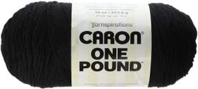 Lã Caron Natura 453 g 742 m Preta Novelo Único