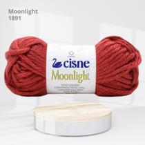 Lã Cisne Moonlight cor 1891 Vermelho 100g 100% acrílica Linhas Correntes
