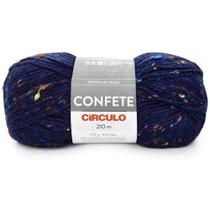 Lã Confete Círculo 100g 210 metros