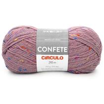 Lã Confete Círculo 100g 210 metros