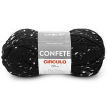 Lã Confete Círculo 100g 210 metros