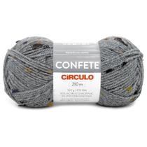 Lã Confete Círculo 100g 210 metros