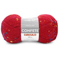 Lã Confete Círculo 100g 210 metros