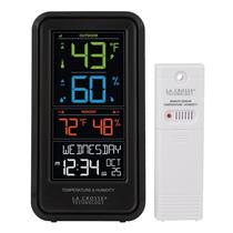 La Crosse Technology S82967-INT Wireless Digital Personal Weather Station, Preto