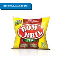 Lã de Aço Esponja Lava Louças Bombril 60g Pct/ 8 unidades