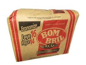 Lã De Aço Palha 60Gr Bombril Eco C/16 Pacotes