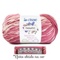 Lã Fanatic Cisne 100 gramas 250 Metros