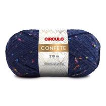 Lã Fio Confete Circulo 210m/100g