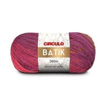Lã Fio Mesclada Batik Circulo - 360m/100g para Croche e Trico