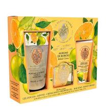 La Florentina Kit Big Ritual Creme para mãos + Sabonete em barra+ Gel de banho - Boboli Citrus