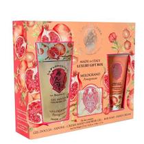 La Florentina Kit Big Ritual Creme para mãos + Sabonete em barra+ Gel de banho - Pomegranate