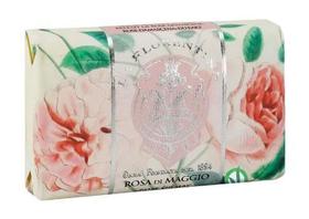 La florentina rosa di maggio sabonete barra 200g produzido artesanalmente na itália