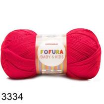 LA FOFURA BABY & KIDS 100G COR 3334 TULIPA CORAL - Fio de Acrílico